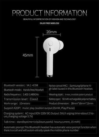 Wireless earphone for iphone