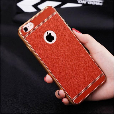 Premium Leather Cover for iPhone